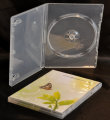 Single DVD case semi-clear (14mm) Auto Pack